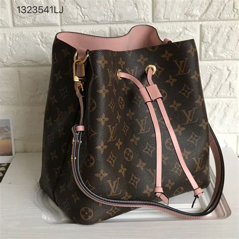 lv neonoe bag size|louis vuitton monogram bucket bag.